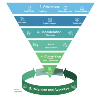 Stages of a WhatsApp Marketing Funnel