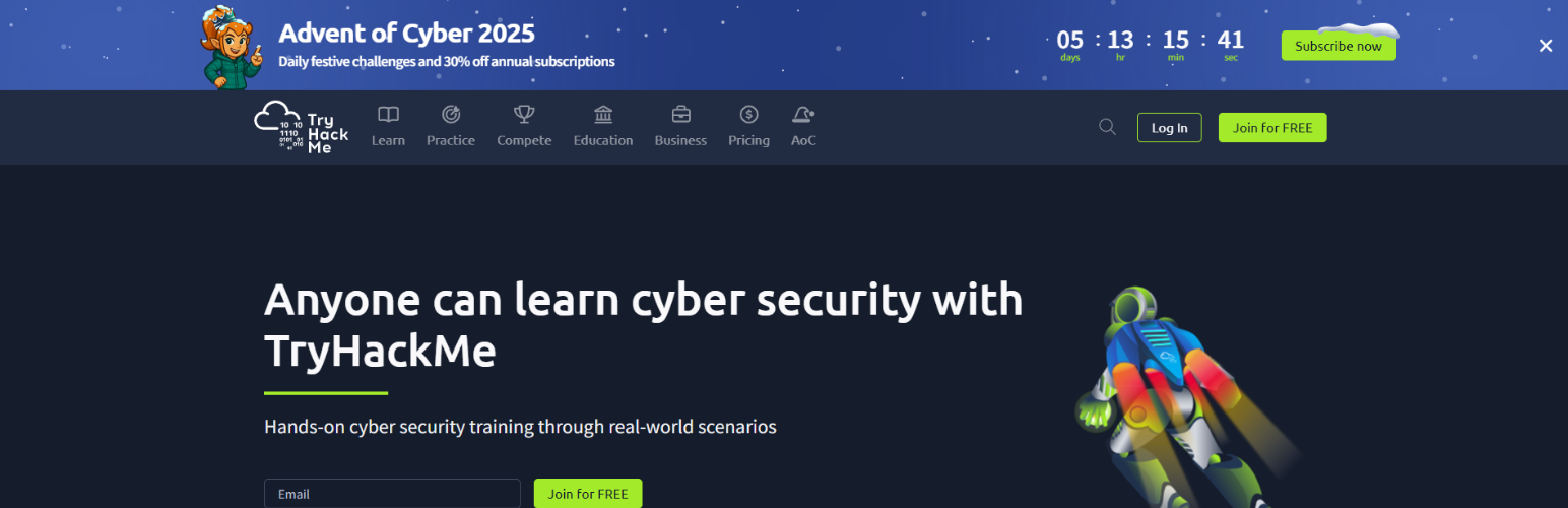 TryHackMe Cyber Security Courses