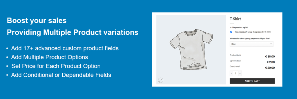 WooCommerce Extra Product Options