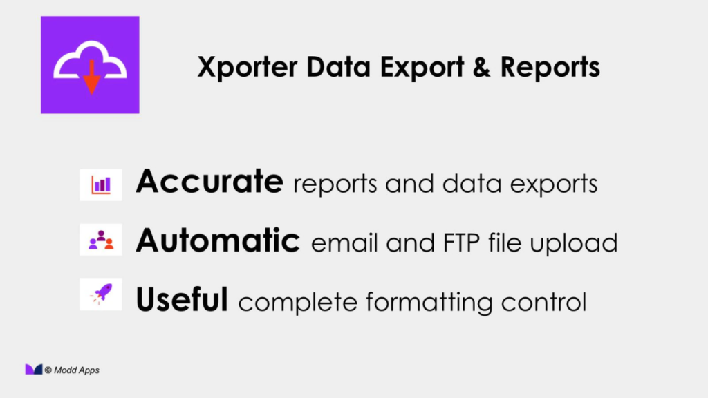 Xporter Data Export