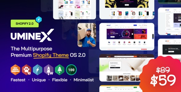 Uminex Fastest Shopify 2.0 Theme